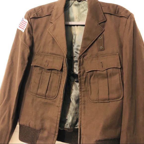 Military Style Bomber Jacket - Picture 6 of 13